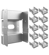 10 Pcs 4x6 Heavy Duty Post Base-1