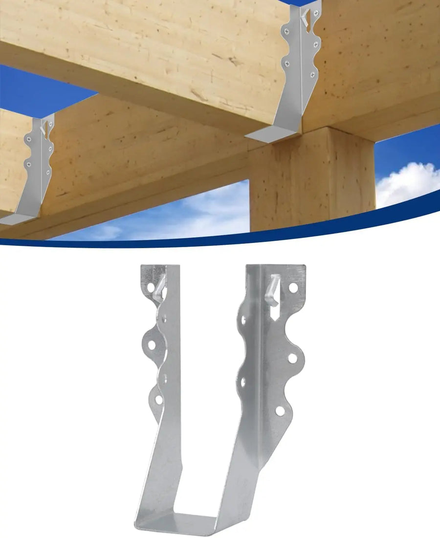 50-Count Face Mount 2x6 Joist Hangers - Galvanized Steel-1