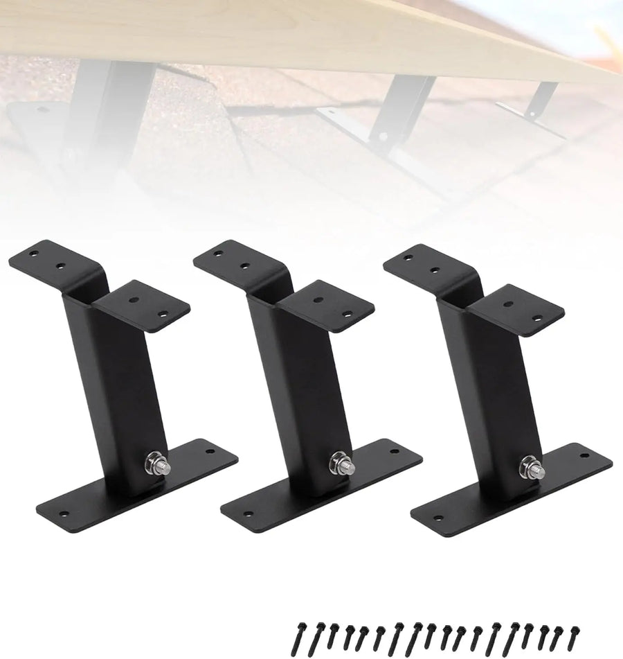 3 Pack Heavy Duty Steel Pergola Roof Riser Brackets-1