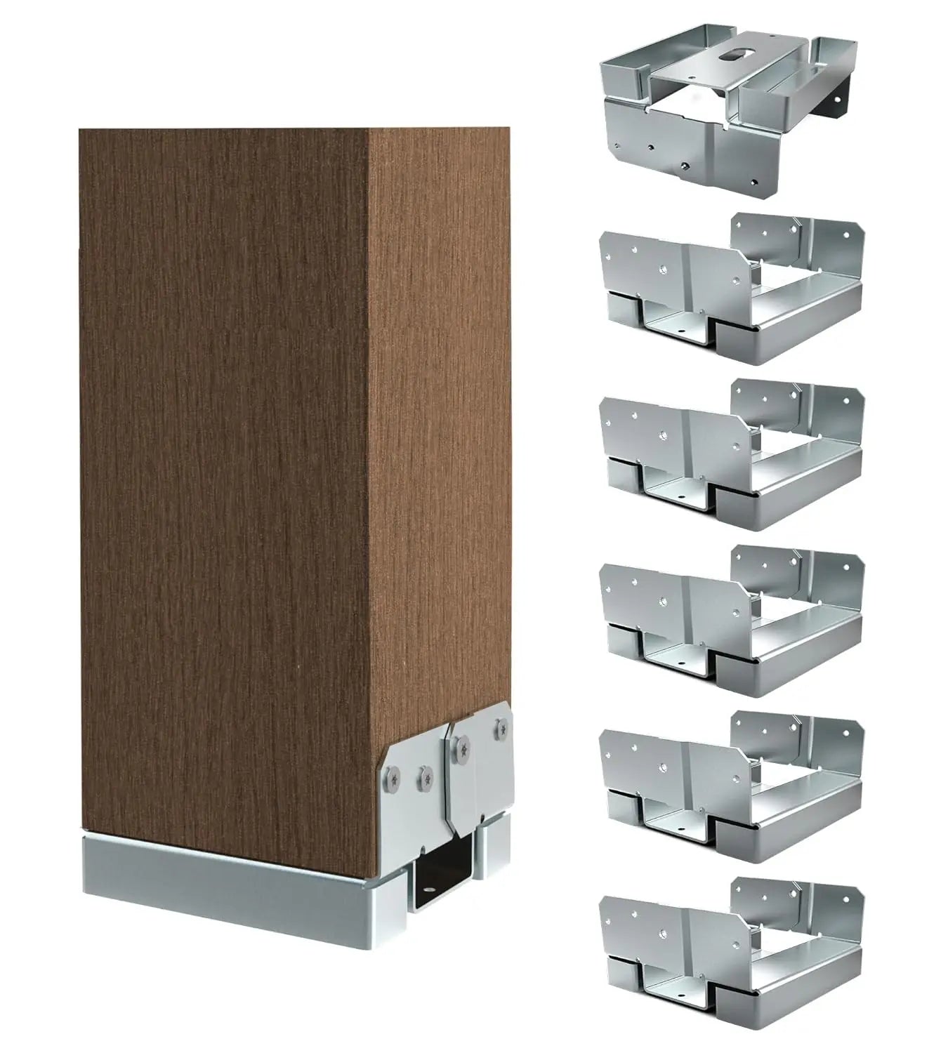 6-Pack 6x6 Post Bases-1