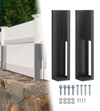 5x5x24 Vinyl Fence Post Mount Tower with Outdoor Powder Coating-1