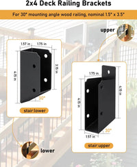 Heavy Duty Deck Railing Brackets-2