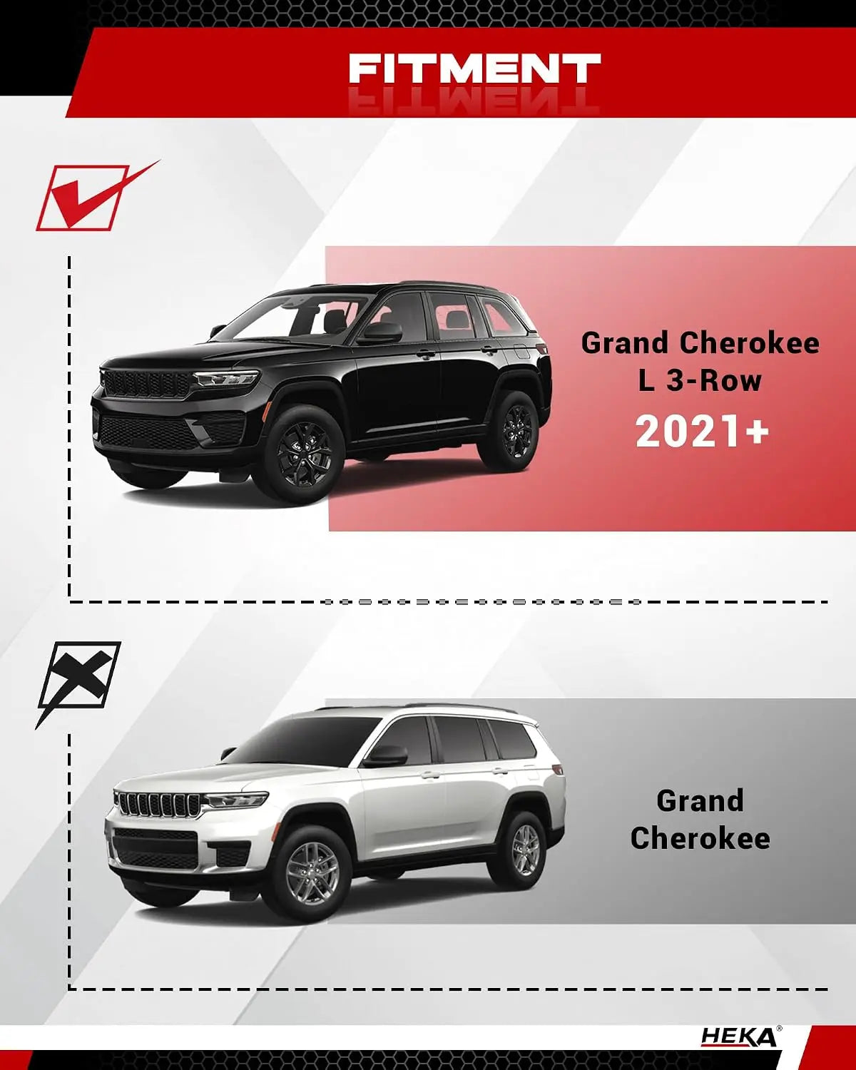 4.13" Running Boards Fit for 2021-2026 Jeep Grand Cherokee L 3-Row Aluminum Alloy Anti-Corrosion Side Steps Nerf Bars 2 pcs
