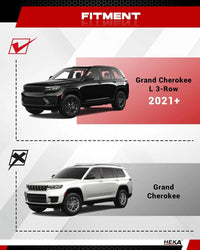 4.13" Running Boards Fit for 2021-2026 Jeep Grand Cherokee L 3-Row Aluminum Alloy Anti-Corrosion Side Steps Nerf Bars 2 pcs