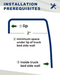 Truck Camper Tie Downs fit for Most Full-Size Non Dual Pickup Trucks, Set of 4