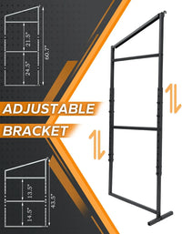Shipping Container Shelving Brackets – Adjustable Hanging Rack for 12" & 24" Lumber