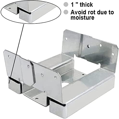 20pcs 4x4 Galvanized Steel Post Base