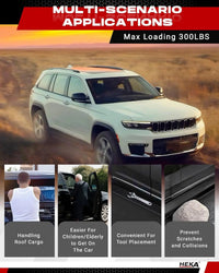 4.13" Running Boards Fit for 2021-2026 Jeep Grand Cherokee L 3-Row Aluminum Alloy Anti-Corrosion Side Steps Nerf Bars 2 pcs