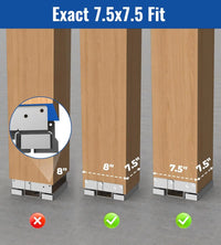 8x8 (7.5x7.5 Actual) Post Bases 4-Pack-4