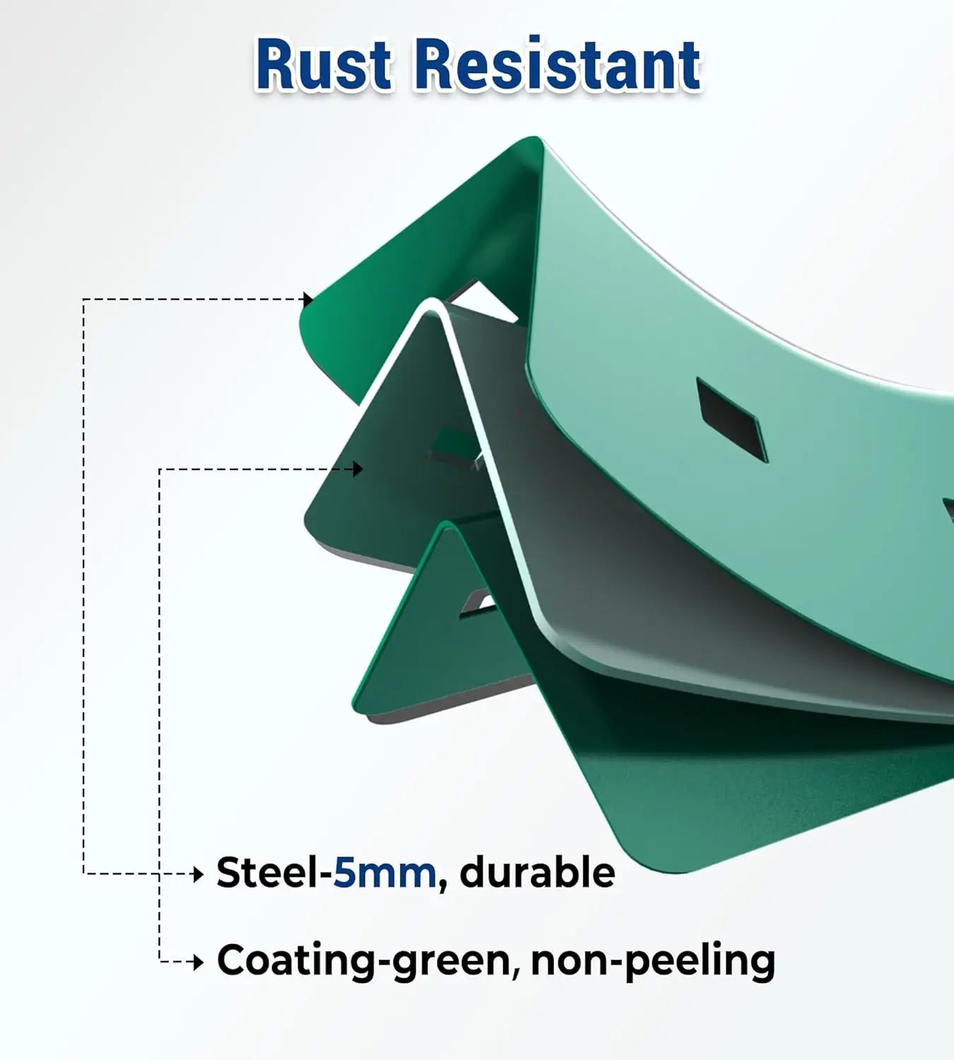 Heavy Duty Workbench Kit - 8 PCS 5mm Green Brackets-4