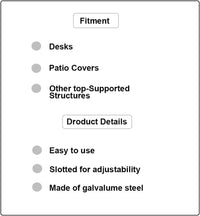 20pcs 4x4 Galvanized Steel Post Base