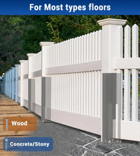 5x5x24 Vinyl Fence Post Mount Tower with Outdoor Powder Coating-5