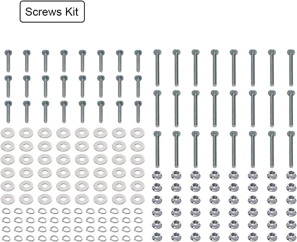 8Pcs Workbench Bracket Kit Sturdy Steel Angle Brackets