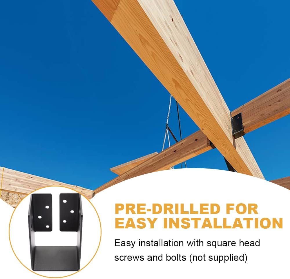 4x6" Black Joist Hanger
