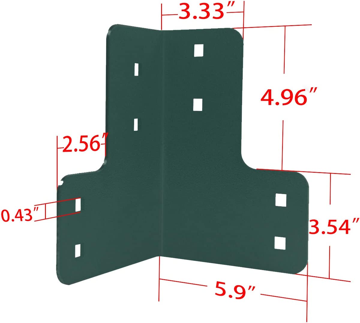 8Pcs Workbench Bracket Kit Sturdy Steel Angle Brackets