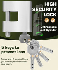 Shipping Container Lock Box Bolt On Heavy Duty Shipping Container Accessories with Padlock & 5 Keys