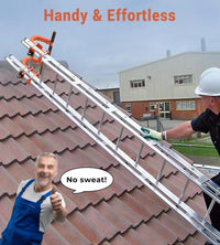 Ladder Roof Hook with Wheel - Heavy Duty 500 lbs for Roof Safety-7
