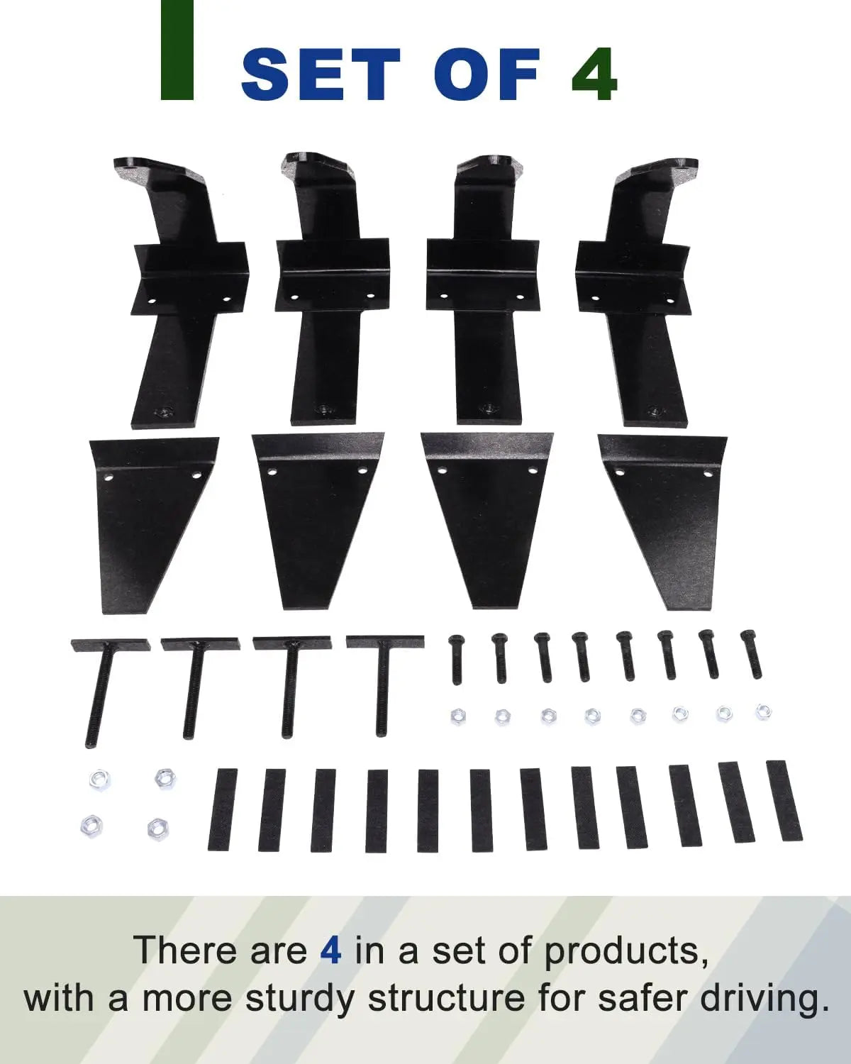 Truck Camper Tie Downs fit for Most Full-Size Non Dual Pickup Trucks, Set of 4