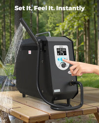 Portable Propane Water Heater 1.5 GPM with Pump & Shower Head-7