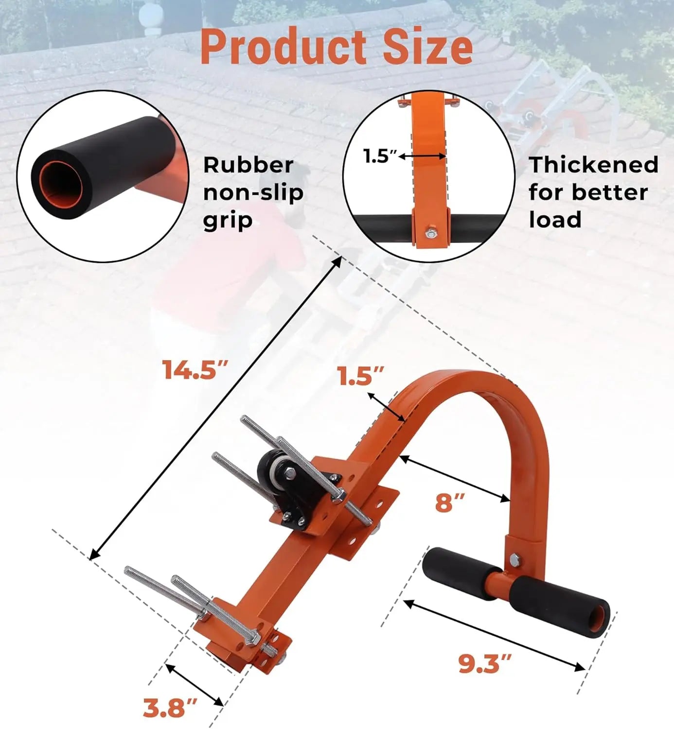 2 Pack Heavy Duty Steel Ladder Hooks-7